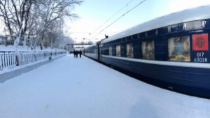 Auroras Boreales Rusas en Tren